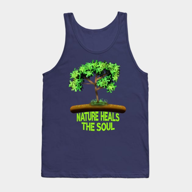 Nature Heals The Soul Tank Top by MoMido